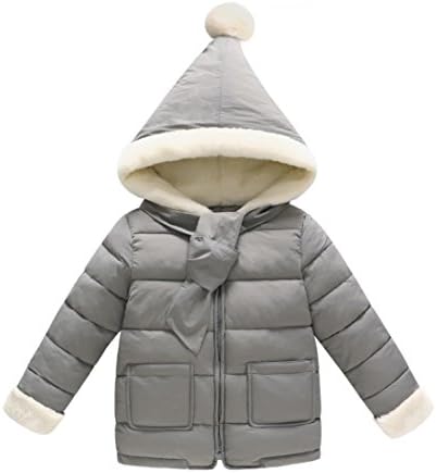 Baby Coat Jacket , Kids Girls Boys Down Jacket Coat Autumn Winter Warm Children Clothes (100/12-18M, Gray)