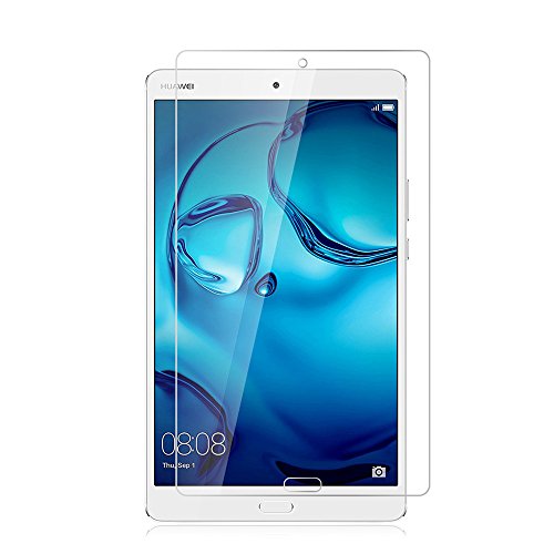 Viflykoo Huawei MediaPad M3 Panzerglas Schutzfolie, Härtegrad 9H 2.5D superdünn kratzfest HD Klar Ballistic gehärtetem Glas Displayschutzfolie für Huawei MediaPad M3 - 8