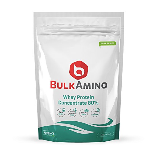 Advance Nutratech Bulkamino Whey Protein Concentrate 80 % Raw Protein 1Kg(2.2Lbs) RS.1348 (33.00% Off) - Amazon