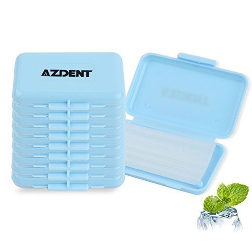 Soporte protector de aparato dental de Azdent con tiras de cera (incluye 10 cajas)