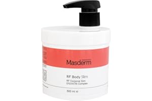MASDERM | Crema Anticellulite Professionale Rassodante Riducente Radiofrequenza Forte | 500 ml | Gel Anti Cellulite e Intensivo per Uomo e Donna | Per Corpo, Cosce, Gambe, Fianchi, Glutei e Braccia