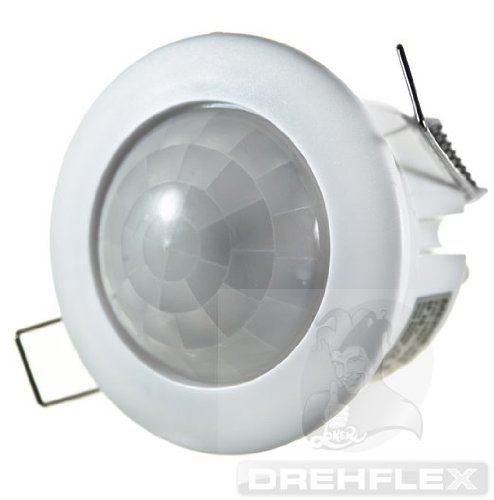 Preisvergleich Produktbild Drehflex® Decken-Einbau-Bewegungsmelder 360° 230V / 1200W, UP, LED geeignet!!!