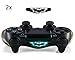 Produktbild giZmoZ n gadgetZ GNG 2 x Schwarz Batman Skin-/ Decal-Aufkleber für LED-Lichtleiste des Controllers DualShock 4 für Playstation 4 PS4