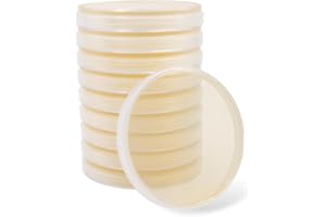 MIGLE Pre-poured MEYA (Malt Extract Yeast Agar) Agar Petri Dishes in 90mm Plates 10pcs