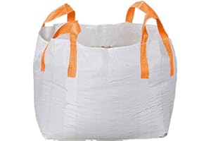 BIGBAGLAND big Bag Vide 0.25m³ | Sac GRVS 65x65x65cm | Sac résistant, 4 sangles croisées | Lot de 5 sacs