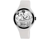 AM:PM Disney Micky Mouse Monochrome Kinderuhr Damenuhr Kunststoff DP155-U343