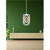 Decodelight End&uuml;striyel Beyaz Metal Oval Model Tekli Sarkıt Salon Hol Mutfak Avize Modelleri
