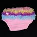 Baby Girl Colorful Ruffle Panties Bloomers Diaper Cover S (Pink)