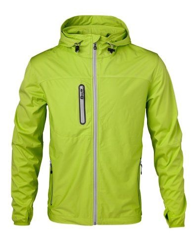 ID Herren Softshell-Jacke, leicht (XL) (Limette)