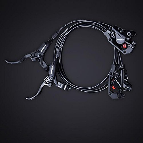 LightInTheBox Mountain Bike Radfahren 24 Speed 26 Zoll/700CC 60mm Herren / Unisex Erwachsene EF51-8 Double Disc Bremse Suspension ForkFull Suspension – Schwarz - 6