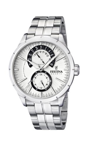 Festina Herren-Armbanduhr XL Analog Quarz Edelstahl F16632/5 Festina Herren-Armbanduhr XL Analog Quarz Edelstahl F16632/5