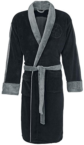Preisvergleich Produktbild Star Wars Darth Vader Bademantel schwarz / grau one size