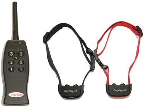 DogwidgetsÂ® DW-4 Rechargeable Remote 2 Dog Training Collar with 3 levels of vibration - No Shock very humane