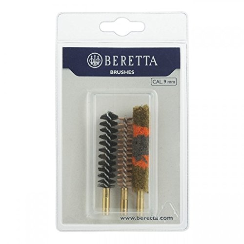 Beretta Jeu DE 3 Brosses pour Carabine et Pistolet Cal. 9 mm