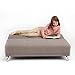 Children's Convertible 2 Seater Clic Clac Sofa Bed - Slate Grey