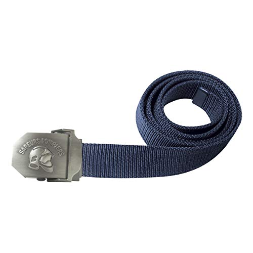 PATROL EQUIPEMENT Ceinture Pompiers Bleue Boucle GRAVEE
