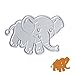 Produktbild Nankod Stanzformen Schablonen Metal Elephant Scrapbook Album Prägekarte Papier Handwerk
