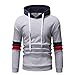 Produktbild Weihnachtspullover Splicing Color Pullover Langarm Kapuzenpulli Herbst Winter Langarmshirt Männer Kapuzenpullover Einfarbiger Pullover Sweatshirt Basic Baumwolle Sweatjacke Felicove