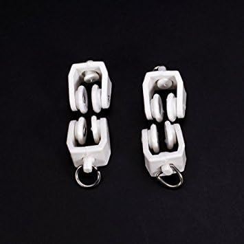 MaltonYO17 Plastic Curtain Track Runners Rail Runners with Eyelet(20pcs)