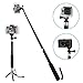 Price comparison product image iKross 3in1 GoPro Hero / smartphone / Camera Monopod Selfie Handheld Extendable Stick Pole with Mount Holder & Mini Tripod - Black