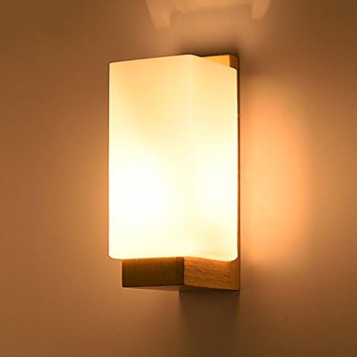 HJHY® Mirror front lights, Japanese-style led Solid wood wall lamp Nordic Woody aisle stairs bathroom Mirror front light living room bedroom Bedside lamp E27 Waterproof, anti-fog