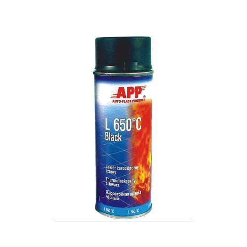 Preisvergleich Produktbild APP L 650°C Thermolackspray schwarz 400ml 210431