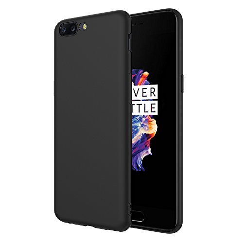 Funda Oneplus 5  5 a  os de garant  a  Simpeak Negro Silicona Fundas Oneplus 5 Carcasa Oneplus5 matorral Funda Case Scrub shells 5 5 Pulgadas 