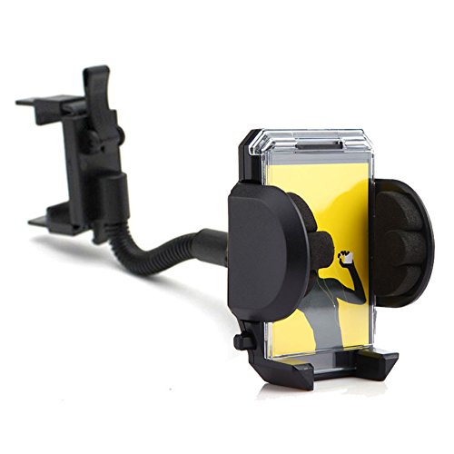 DOBOÂ® Supporto cellulare da specchietto retrovisore auto sostegno smartphone orientabile snodato porta cellulare per auto rotazione