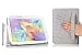 Produktbild mtb more energy Schutzhülle/Cover / Tasche für Samsung Galaxy Tab S 10.5 - T800 - Weiss - Mit praktischer Halteschlaufe (+ Display-Schutzfolie + Stylus)