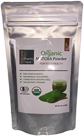 Organic Matcha Powder 100g - from Kakegawa, Japan - For both food, beverages, cookies, snack, or ice cream e.t.c - Matcha Green Tea is the highest quality powdered green tea available