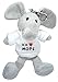 Produktbild Plüsch Elefant Schlüsselhalter mit T-shirt mit Aufschrift Ich liebe Mops (Vorname/Zuname/Spitzname)