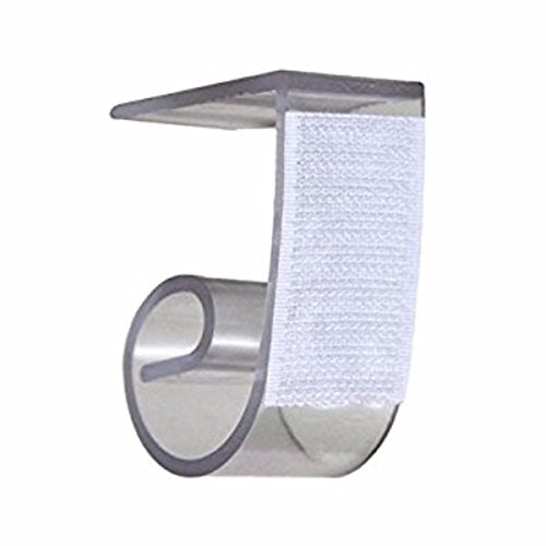 Elegante Events 1 PC Weiß 14 ft (426,7 cm) Top Table Rock Polyester mit Tisch Clips Tischdecke Hochzeit Party Weihnachts - 2