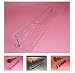 Ularma 10 PCS Brush Storange Place Organizer Clear Acrylic 10 Lattices Cosmetic Shelf