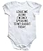 HippoWarehouse Leave me alone I'm only speaking to my rabbit today baby vest boys girls