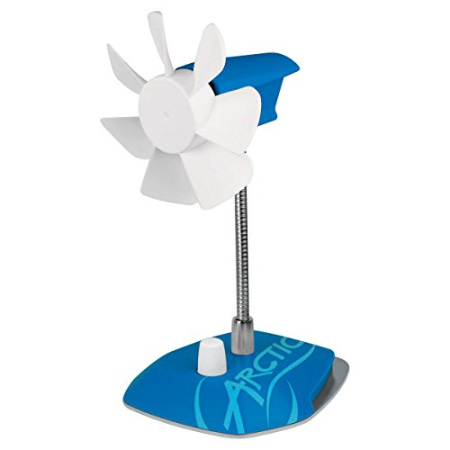 ARCTIC Breeze Blau – USB Tischventilator mit flexiblem Hals und einstellbarer Drehzahl – 800 – 1.800 U/min - 5