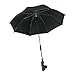 Pram Buggy Pushchair Umbrella In Assorted Colours (Pack of 1, Black)