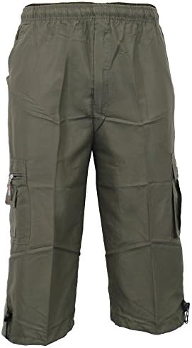 Sports Fashion Men's Shorts ZH18 Khaki 3X Large