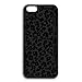 Price comparison product image iPod Touch 6 Generation 6th Hard Skin Case Cover Shell, ipod 6 Protective Phone Cases Premium Dark Grey Leopard Print