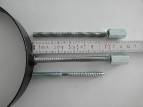 Rohrschellen-Set 150er Ofenrohrschelle schwarz - 3