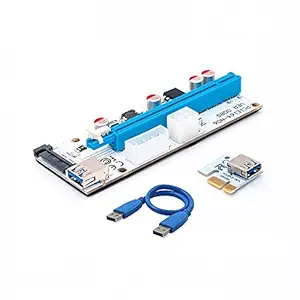 60cm USB 3.0 Pcie PCI-E 1x to 16x Extender Riser Card Adapter Version 008S