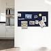 Produktbild selbstklebende magnetische Tafelfolie Wandtafel Kreidetafel - blau 100x50 inkl. 2 Kreidestiften