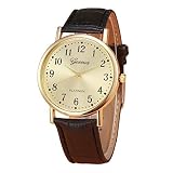 Unisex Uhren, Männer Damen Armbanduhren Ultra Dünne Analoge Quarz Armbanduhr Herren Classic Quarz analoge Uhr Einfache Geschäft Armbanduhr für Frauen herrenuhr