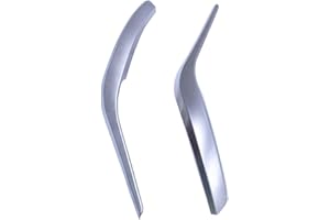 HACREYATU 1 par de cubiertas de manija de puerta interior izquierda/derecha de coche para X1 E84 2010-2016 (plata)