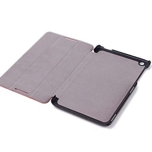 Lenovo A8-50 Hülle, PU Ledertasche Flip Case Smart Cover und Back Hülle für Lenovo A8-50 / A5500 (8“ Zoll) Tasche Leder Etui Schutzhülle mit Standfunktion + Displayschutzfolien und Stylus,Schwarz - 6