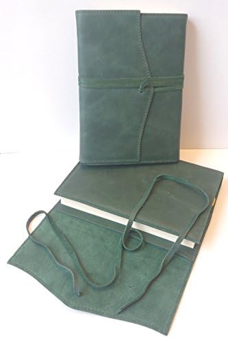 Solino Appointments Diary Leather, 12 x 17 cm Fir Green, Calendar 2018 is interchangeable