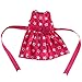 Produktbild TOOGOO Baby Born Puppe Zubehoer Prinzessin Kleid Puppe Kleidung Fit 43cm Baby Born Puppe Kleidung Geburtstagsgeschenk Rose rot