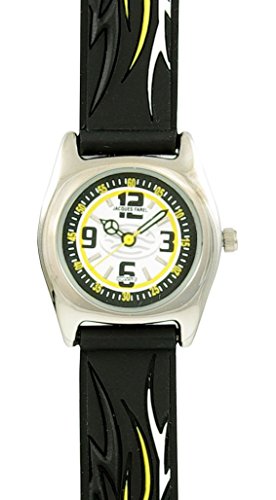 Jacques Farel Armbanduhr Tribal – Rasante Dynamik-Uhr mit Leuchtzeiger – schwarz