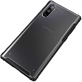 Spia Samsung Galaxy Note 10 ile uyumlu Kılıf Siyah Vulga Sert Kapak Orijinal Esnek İnce Geliştirilmiş Dayanıklı Darbe Karşıtı