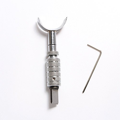 Handlicher Verstellbare Edelstahl-Leder-Ausschnitt-Drehmesser für Leder arbeiten - 4