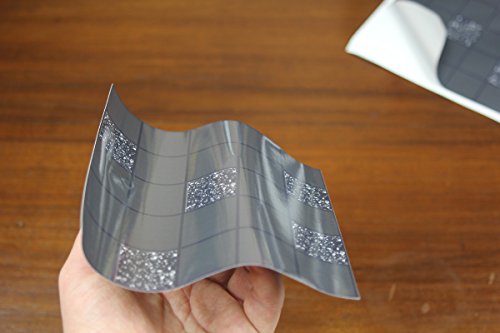 30 stück Fliesenaufkleber für Küche und Bad (Tile Style Decals 30xTP 71 -6in- Black Glitter Mosaic) | Mosaik Wandfliese Aufkleber für 15x15cm Fliesen | Fliesen-Aufkleber Folie Farbe – Mitternachtsblau | Deko-Fliesenfolie für Küche u. Bad (15cm – 30 stück, Schwarz Mosaic) - 2